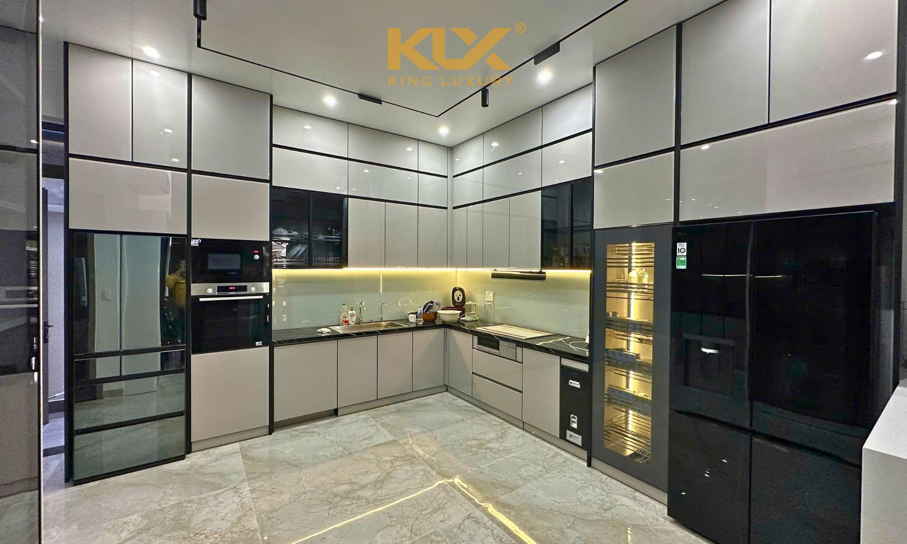 Thi Công Tủ Bếp Nhà Anh Quyết